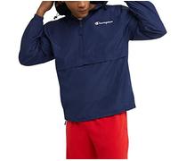 Champion Men's, Stadium Packable, Wind, Water Resistant Jacket (Reg. Or Big & Tall), Navy Small Script, 4XL