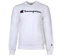 Champion Men's Sweatshirt - Crewneck, Long Sleeve, Logo, Solid Color