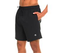 Champion Mens Swim Trunks with Mesh Lining, 7 Inch Inseam, Quick Dry Men's Bathing Suit, Board Shorts for Swimming and Beach, Black, L