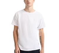 Champion Men's T, 100% Cotton, Crewneck, Short-Sleeve Shirts Tee, C Logo (Big & Tall), White, 4XL