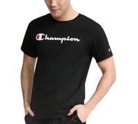 Champion Men's T-Shirt, Cotton Midweight Mens Round Neck, Men's T-Shirt, Graphic Script, Black Script, XL Tall