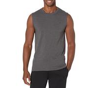 Champion Men's T-Shirt, Sleeveless, Tank, Classic Muscle Tee Top (Reg. Or Big & Tall), Granite Heather, S