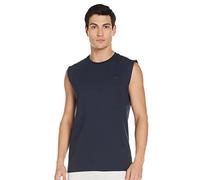 Champion Men's T-Shirt, Sleeveless, Tank, Classic Muscle Tee Top (Reg. Or Big & Tall), Navy, Medium