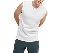 Champion Men's T-Shirt, Sleeveless, Tank, Classic Muscle Tee Top, White, XXL