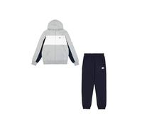 Champion Men's Tracksuit, Grey Melange/Navy Blue (NOXM/NNY/WHT), XXL