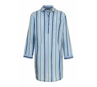 Champion Men's Westminster Polycotton Summer Striped Nightshirt (4XL) Blue