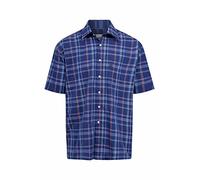 Champion Mens Whitby Country Casual Short Sleeve Shirt Blue Check L