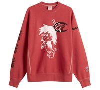 Champion Men's x Aries Worry Sweatshirt Red