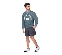 Champion Men's Yearbook Sweat Short, 7", C Logo, Nine Iron Heather, Small