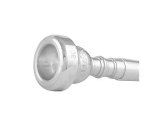 Champion Music Replacement Medium Cup Silver Plated Brass Trumpet Mouthpiece - 3C