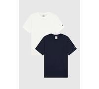 Champion - Pack Of 2 WHT/NNY - T-Shirt - white - M - 100% Cotton M