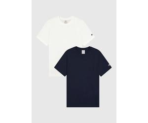 Champion - Pack Of 2 WHT/NNY - T-Shirt - white - M - 100% Cotton M