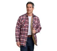 Champion Pennine Padded Sherpa Shirt (UK, Alpha, S, Regular, Regular, Red)