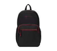 Champion Phase Laptop Backpack with Padded Adjustable Straps, Water Bottle Pockets for Work, Travel, Commute, Black/Pomegranate, One Size