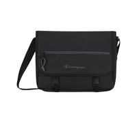 Champion Phase Messenger Bag With Padded Laptop Sleeve, Adjustable Strap for Work, Travel, Office, Black/Nine Iron, One Size, Phase Messenger Bag With Padded Laptop Sleeve, Adjustable Strap for Work