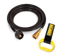 Champion Power Equipment 100736 12-Foot Propane Hose Extension Kit, Black