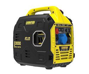 Champion Power Equipment's Atom Fusion 3000 Watt Portable Petrol Inverter Generator: The Super Lightweight, Ultra-Quiet Inverter Generator for Clean and Reliable Power Anywhere