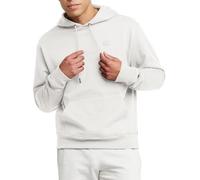 Champion, Powerblend, Fleece Comfortable Hoodie, Sweatshirt for Men (Reg. Or Big & Tall), White C Logo, 4XL Big