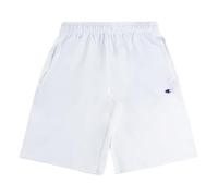 Champion, Powerblend, Long Shorts with Pockets for Men (Reg. Or Big & Tall), White C Patch Logo, Large