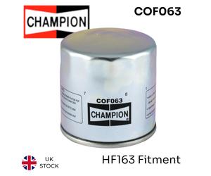 Champion Premium Oil Filter replaces HF163 - High quality aftermarket filter