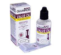 Champion Valve & Rotor Oil (Fully Synthetic - Light) for Cornet, Trumpet, Flugelhorn and French Horn Rotors. Lubrication for Brass Musical Instruments. 50ml. Made in the UK.