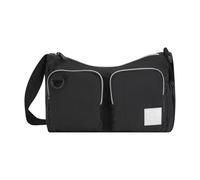 Champion Quartz Adjustable Small Nylon Messenger Bag, Black/Silver, Quartz Adjustable Small Nylon Messenger Bag