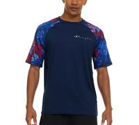 Champion Rash Guard for Men Short Sleeve, Mens Swim Shirt, Sun Shirt UPF+ 50 UV Protection, SPF Quick Drying Rashguard