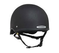 Champion Revolve Junior Plus Jockey Helmet - MIPS - Kid's Horse Riding Hats - Black - Size: Hat 58cm