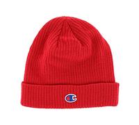 Champion - Ribbed Knit Cap - CS4003, Red Scarlet, One Size