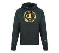 Champion Rome Logo Black Hoodie