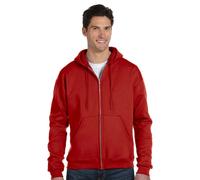 Champion S800 Unisex Adult 9 oz. 50/50 EcoSmart Full-Zip Hoodie Scarlet XX-Large