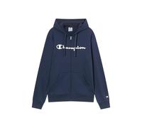 Champion Script Shop Men Hoodie Full Zip Sweatshirt, Navy Blue