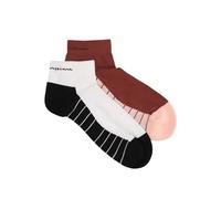Champion Socks Seasonal (U20139) - Script Logo 2PP Performance Quarter, White/Dark Purple, 39-42 EU (6-8 UK) Unisex Adult FW24, White/Dark Purple, 39-42