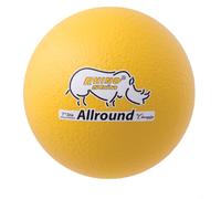 Champion Sports All-Around Rhino Skin Ball 7-Inch Yellow Medium Bounce Dodgeball