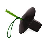 Champion Sports Black Rubber Baseball Anchor Plug Base Plug with Easy View Optic Stem and Rope