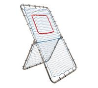 Champion Sports BN4272 Rebound Pitchback Net, Adjustable Training Practice Rebounder Bounceback Screen, Silver