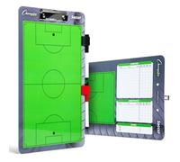 Champion Sports Dry Erase Clipboard for Coaching Soccer - Whiteboards for Strategizing Techniques Plays - 2-Sided Clipboards with Clip - Front Side