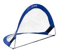 Champion Sports Extreme Pop-Up Soccer Goal with Carrying Bag, Portable Training Soccer Net with Anchoring Pegs, 1 Pair of Half Moon Mini Soccer Goals