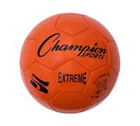 Champion Sports Extreme Series Soccer Ball Regulation Size 5 - Collegiate, Professional, and League Standard Kick Balls - All Weather, Soft Touch, Maximum Air Retention - For Adults, Teenagers, Orange
