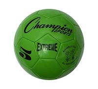 Champion Sports Extreme Series Soccer Ball, Regulation Size 5 - Collegiate, Professional, and League Standard Kick Balls - All Weather, Soft Touch, Maximum Air Retention - For Adults, Teenagers, Green