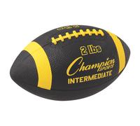 Champion Sports Intermediate Size 2lb Weighted Training Football Yellow/Black