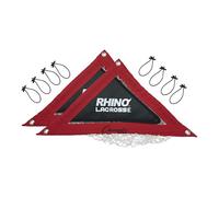 Champion Sports Lacrosse Goal Corner Target, Black/Red (LAXCT)
