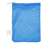 Champion Sports Mesh Sports Equipment Bag- Columbia Blue, 12" X 18"- Multipurpose, Nylon Drawstring Bag with Lock and ID Tag, for Balls, Swimming Gear, Laundry, Toys - Breathable Stuff Sack