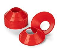 Champion Sports Mini Neon Field Cones, Red, 5"