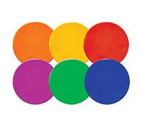 Champion Sports MSPSET Poly Spot Markers for Sports, Activities, and Social Distancing - 10-inch, Set of 6 - Multicolor