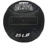 Champion Sports PRX25 Rhino Promax Elite Slam Balls, 25 lb, Soft Shell with Non-Slip Grip, Medicine Wall Exercise Ball for Weightlifting, Plyometrics, Cross Training, & Home Gym Fitness