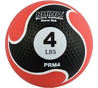 Champion Sports Rhino Elite Medicine Ball (4 pounds), Red
