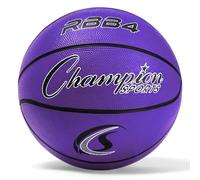 Champion Sports Rubber Intermediate Basketball Heavy Duty - Pro-Style Basketballs Premium Basketball Equipment Indoor Outdoor - Sports Education Su