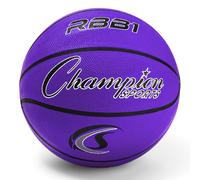 Champion Sports Rubber Official Basketball Heavy Duty - Pro-Style Basketballs Various Sizes - Premium Basketball Equipment Indoor Outdoor - Ph