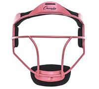 Champion Sports Steel Softball Face Mask - Classic Fielders Masks for Youth - Durable Head Guards - Premium Sports Accessories for Indoors and Outdoors - Pink
